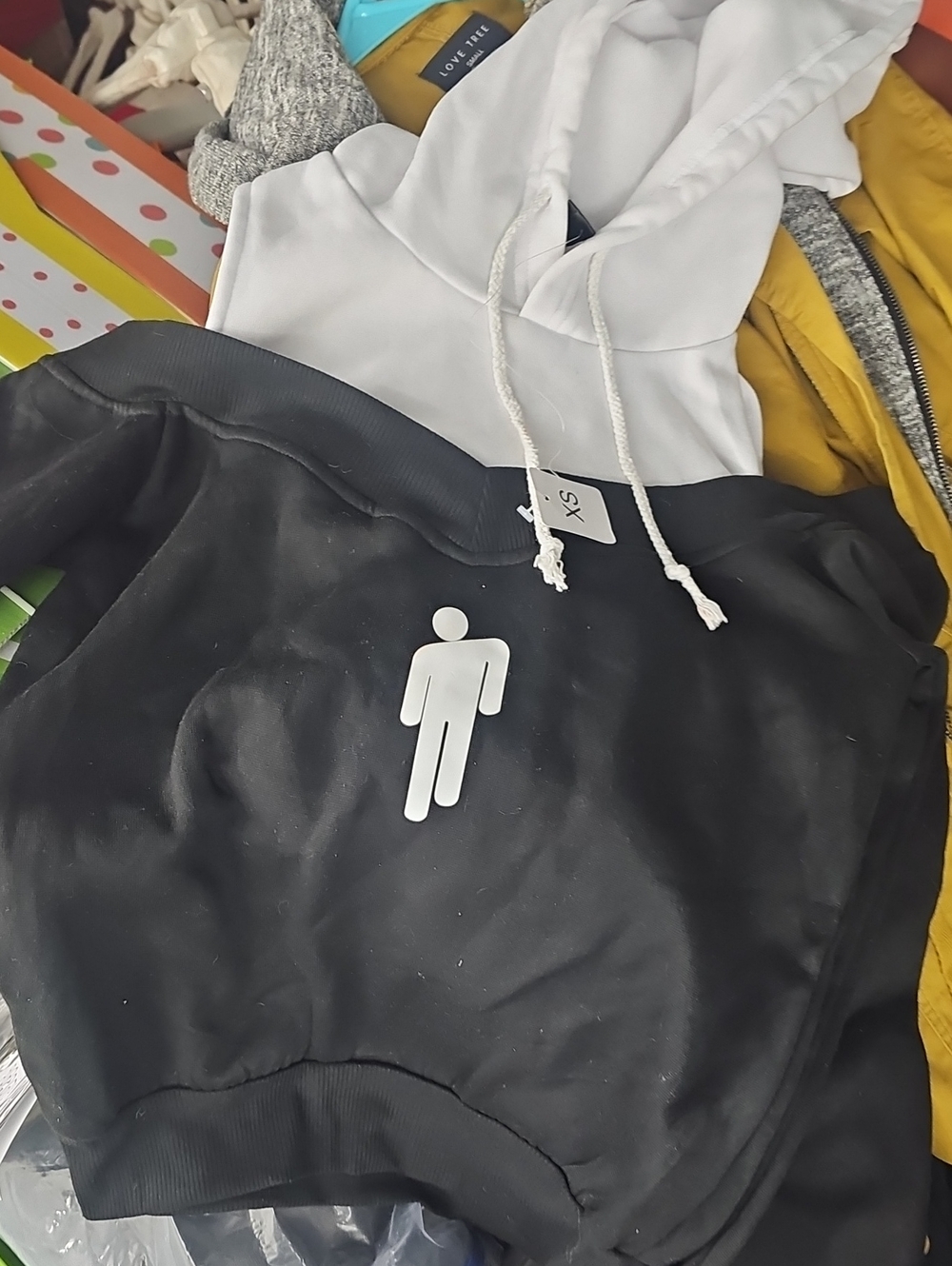 Billie Eilish Hoodie with White Figure Graphic
